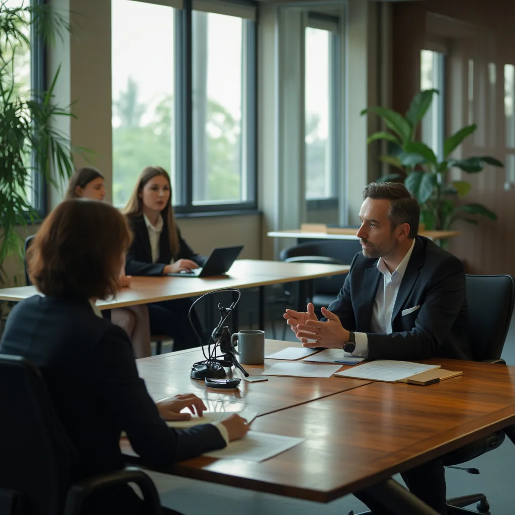 Interview vidéo sur le leadership